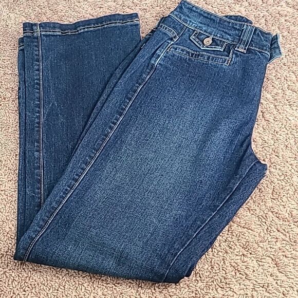 Lee Natural Bootcut Jeans Just Below The Waist, some Stretch, Size 10 - Picture 2 of 6